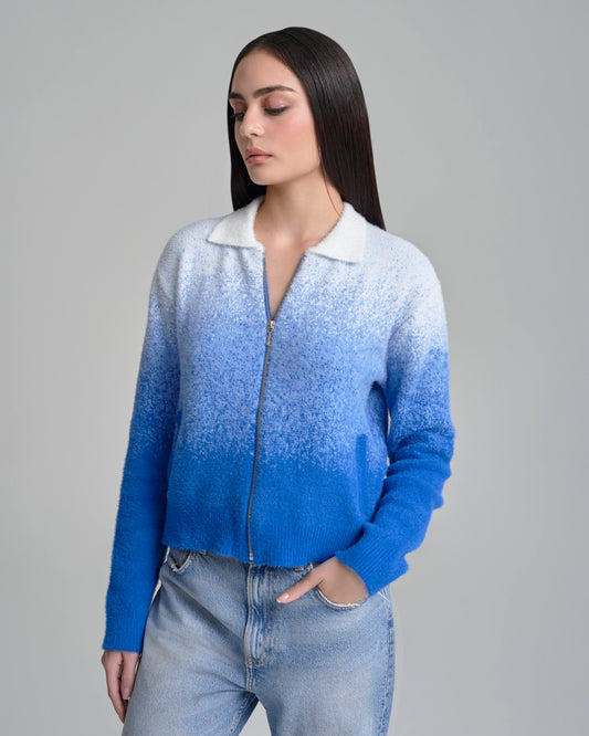 BREATH HOLD BLUE CARDI