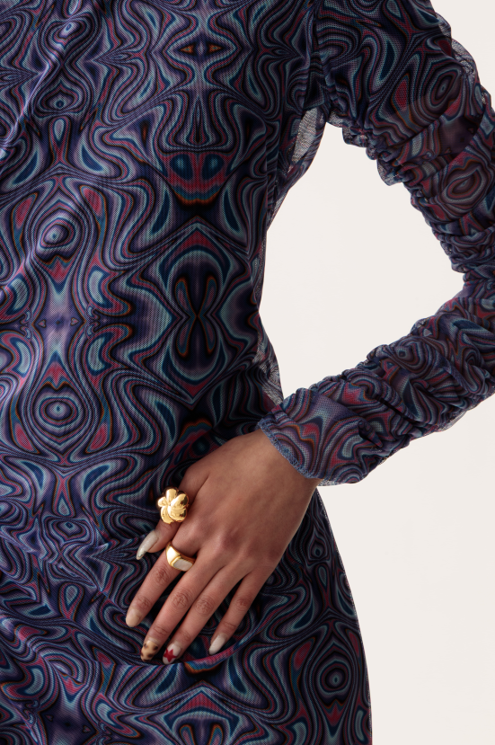 Les petit violet dress