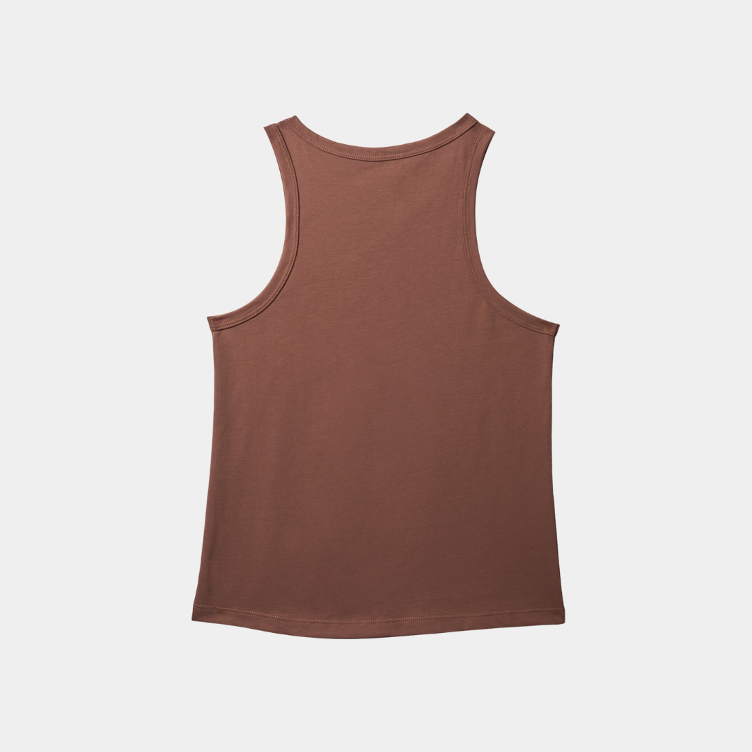 BANANA BROWN TANK TOP