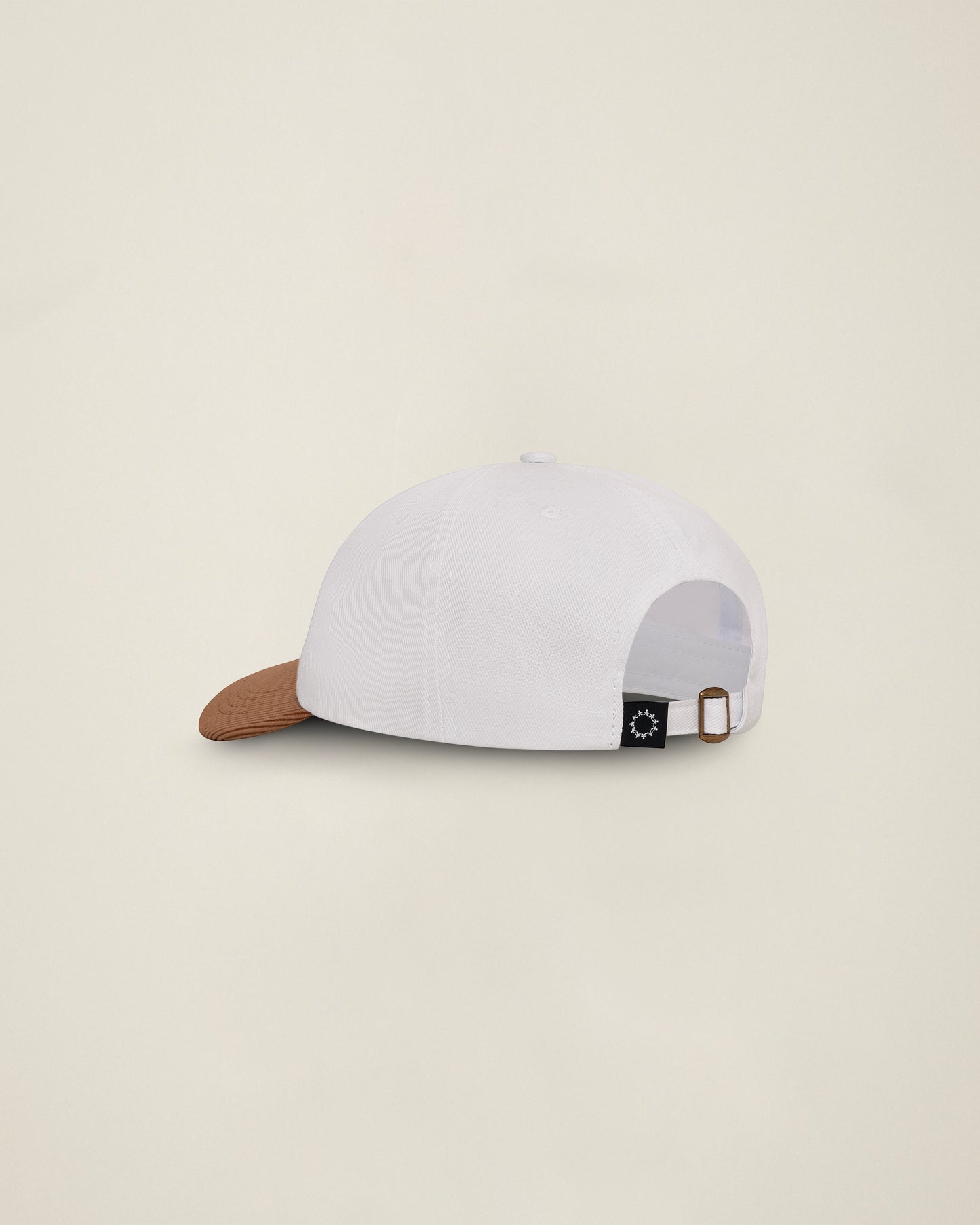 GORRA BOGOTA BLANCA Y CAMEL