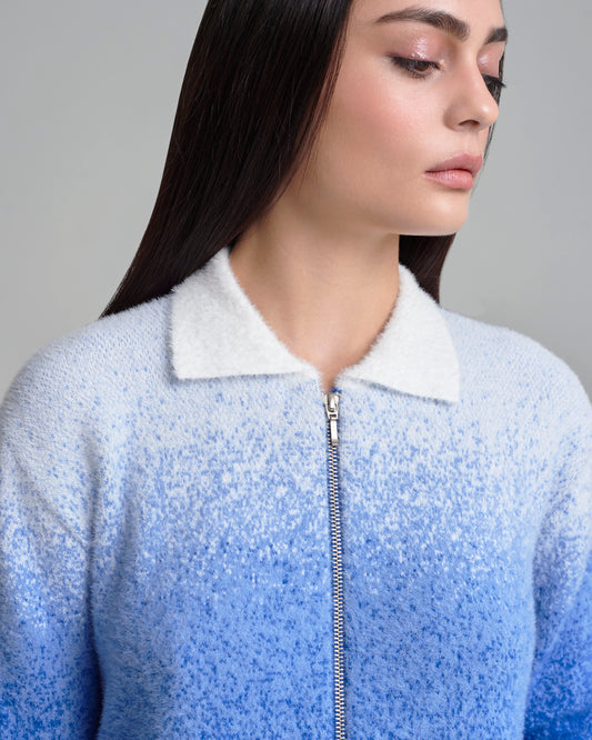 BREATH HOLD BLUE CARDI