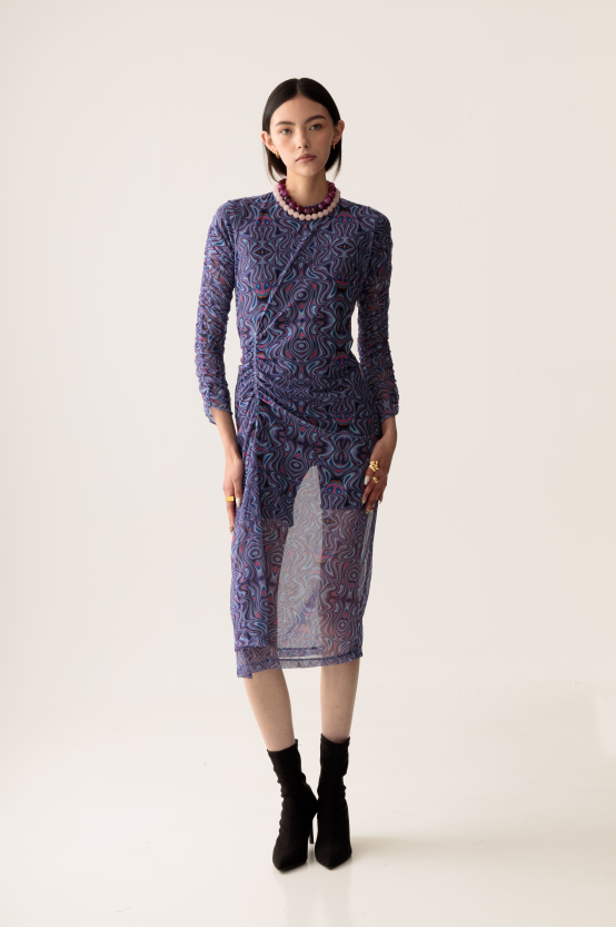 Les petit violet dress