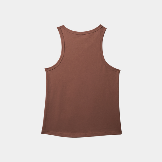 BANANA BROWN TANK TOP