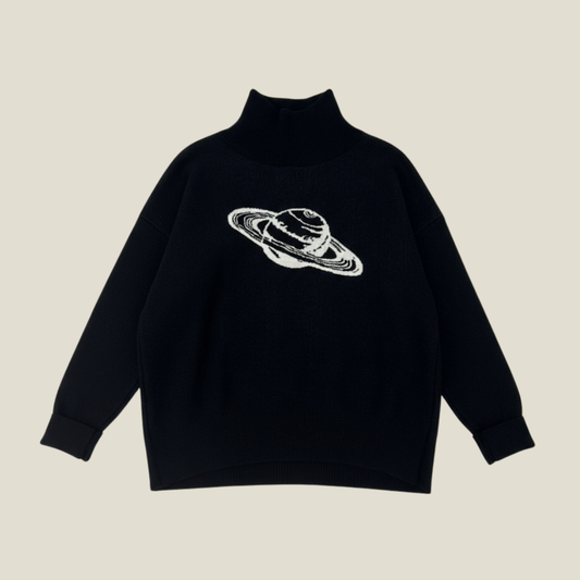 TURTLENECK SATURNO NEGRO