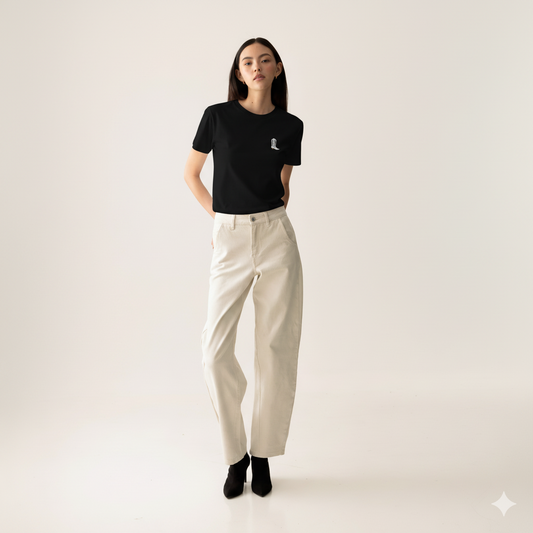 COW BOY BLACK T-SHIRT