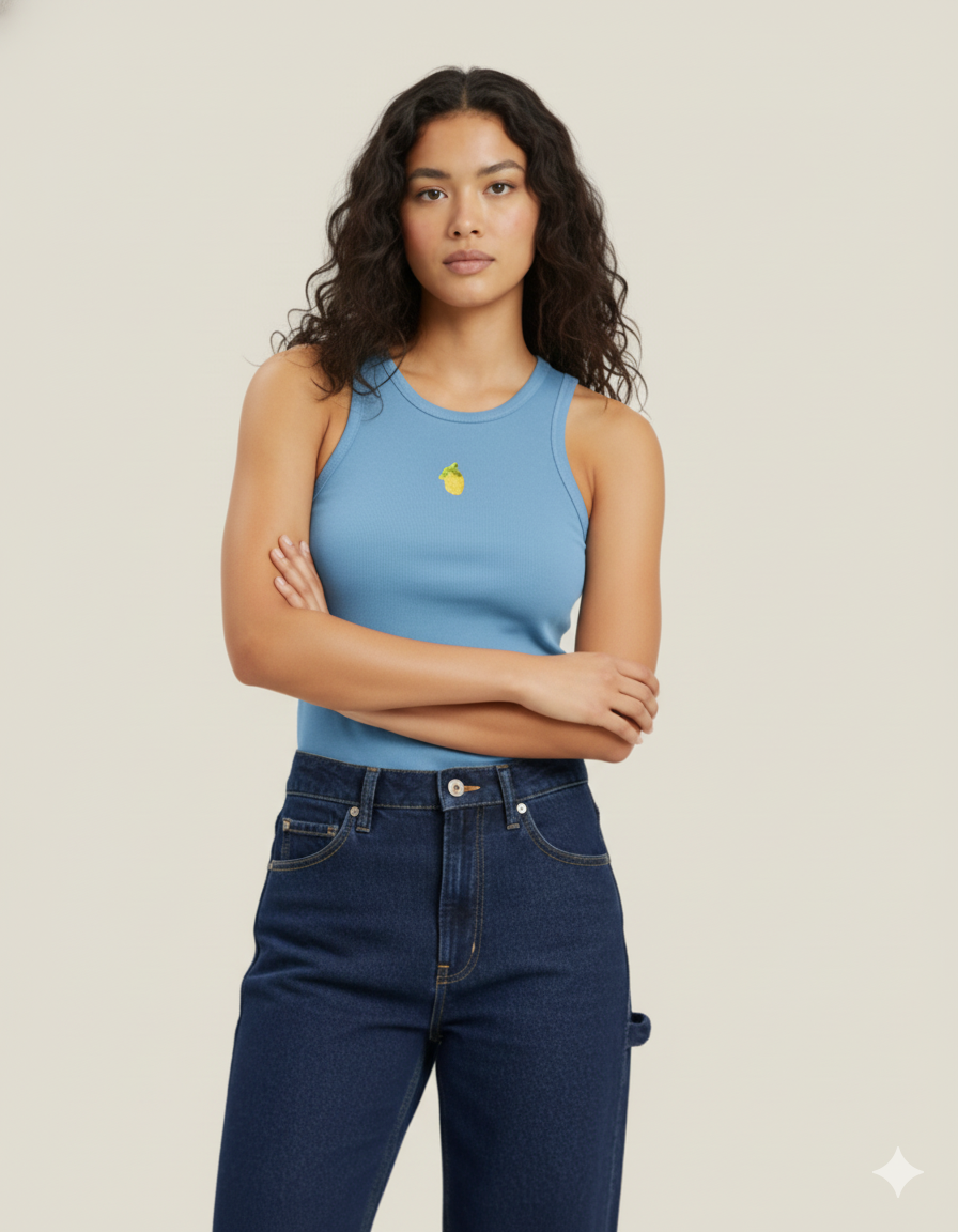 TANK TOP LEMON BLUE