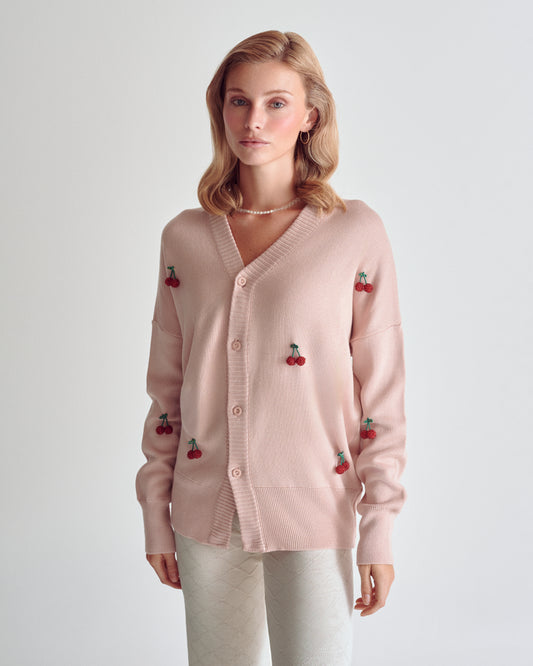 CARDIGAN PINK CHERRY