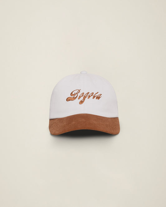 GORRA BOGOTA BLANCA Y CAMEL