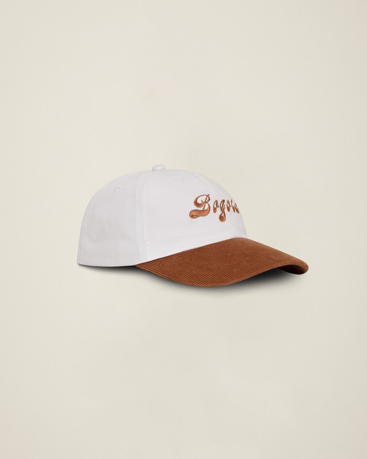 GORRA BOGOTA BLANCA Y CAMEL