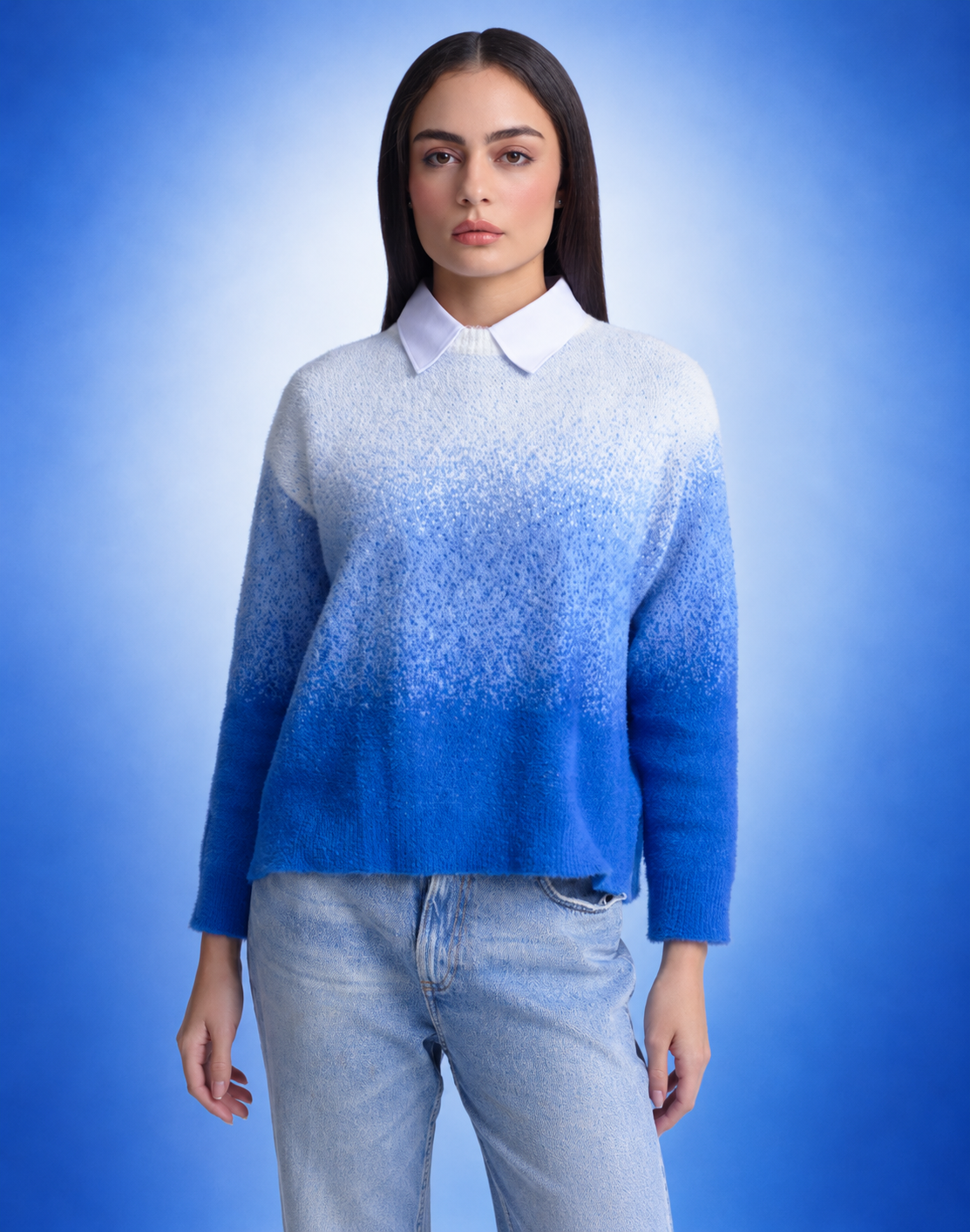 BREATH HOLD BLUE CREWNECK