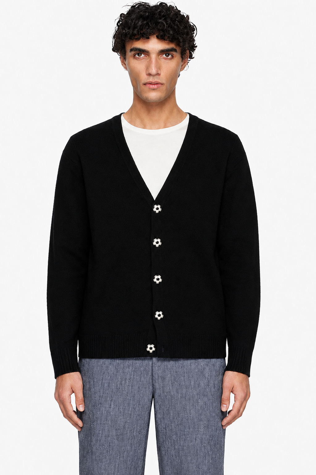FUTBOL CARDIGAN BLACK