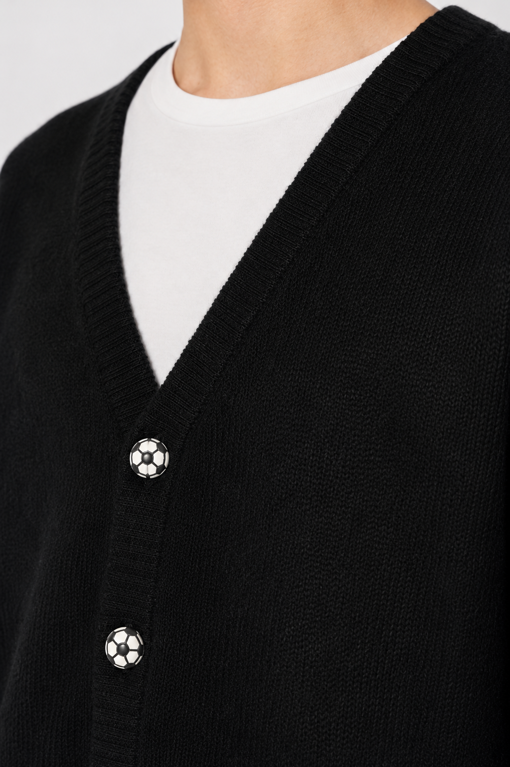 FUTBOL CARDIGAN BLACK